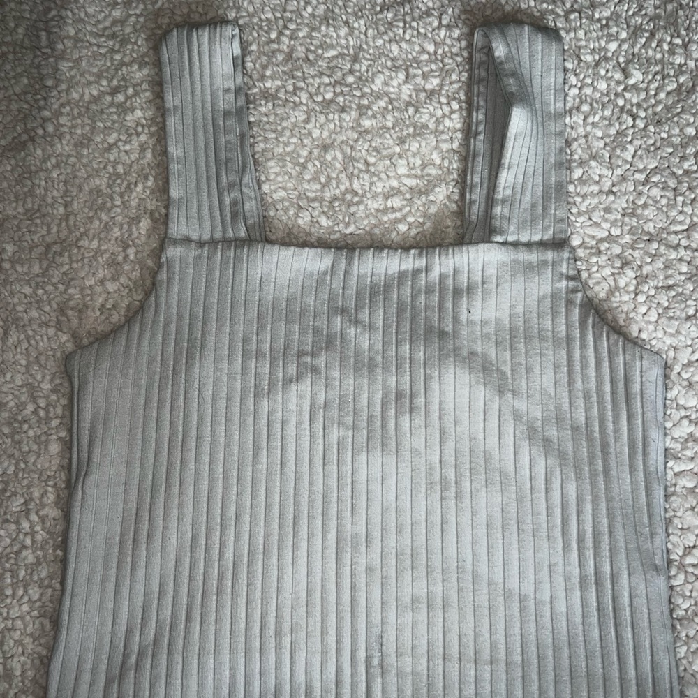 white rubber tank top!